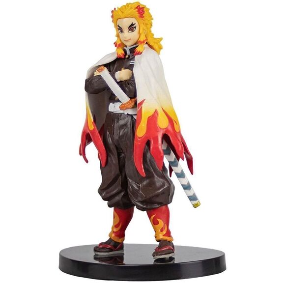 7” Kyojuro Rengoku Figure Demon Anime Action Figure Flame Hashira Swordsman - Picture 2 of 6